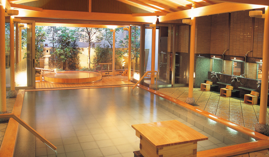 姉妹館「葉渡莉」の温泉 